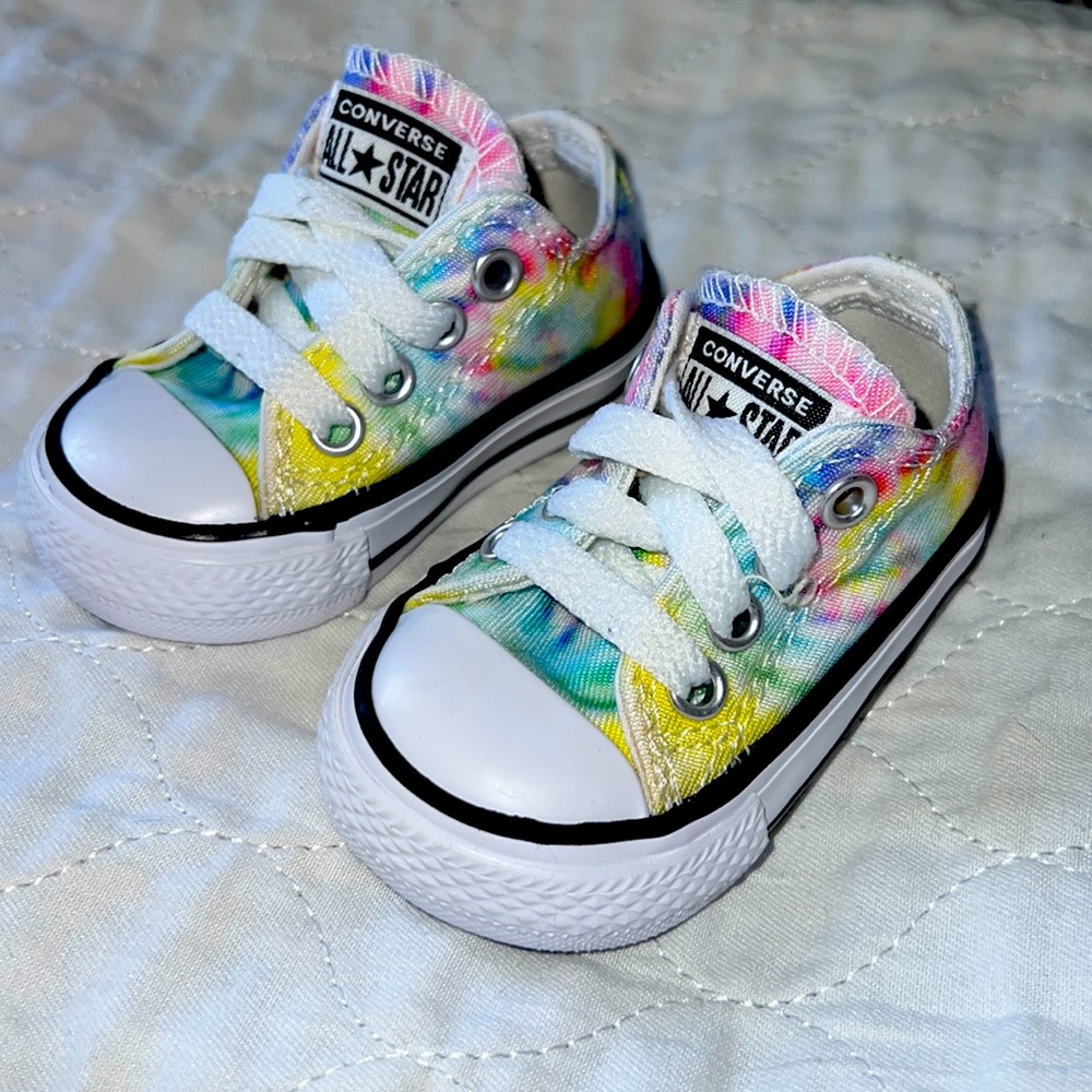 Converse Tie Dye Rainbow Infant Size 2